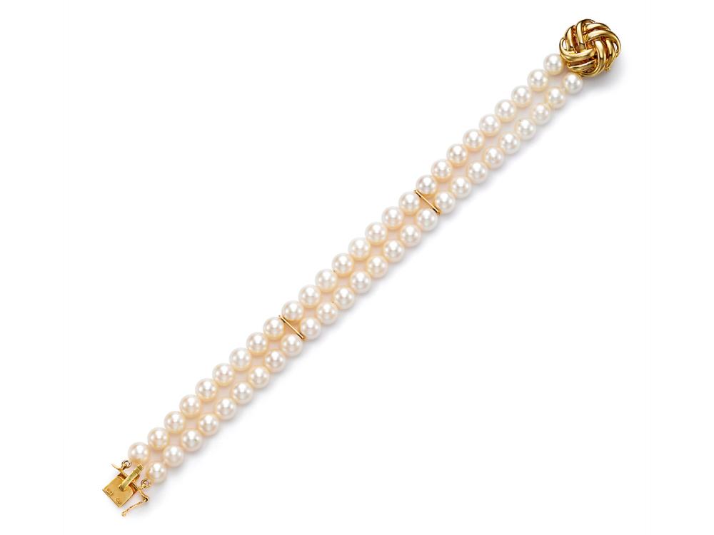 Love Knot Pearl Bracelet
