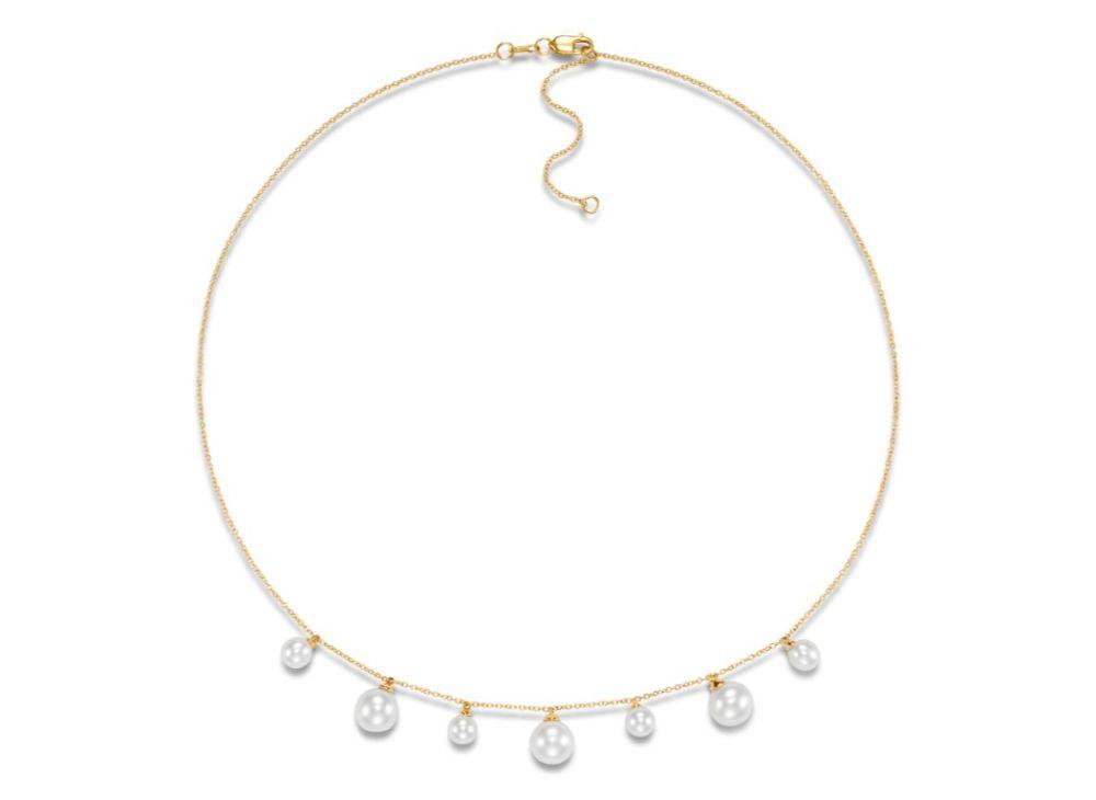 Lidia Pearl Charm Necklace