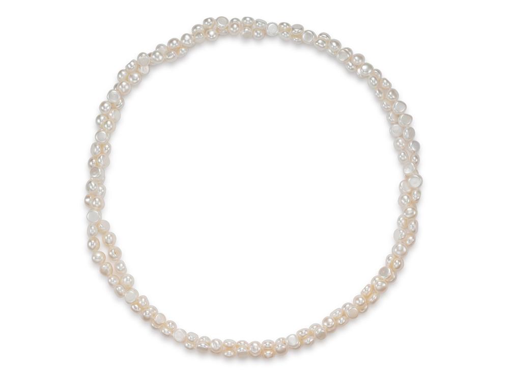 Endless Style Baroque Freshwater Pearl Strand Necklace