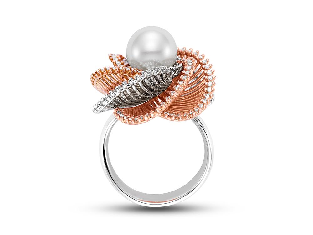 Limited Edition Floral Spiral Cocktail Ring
