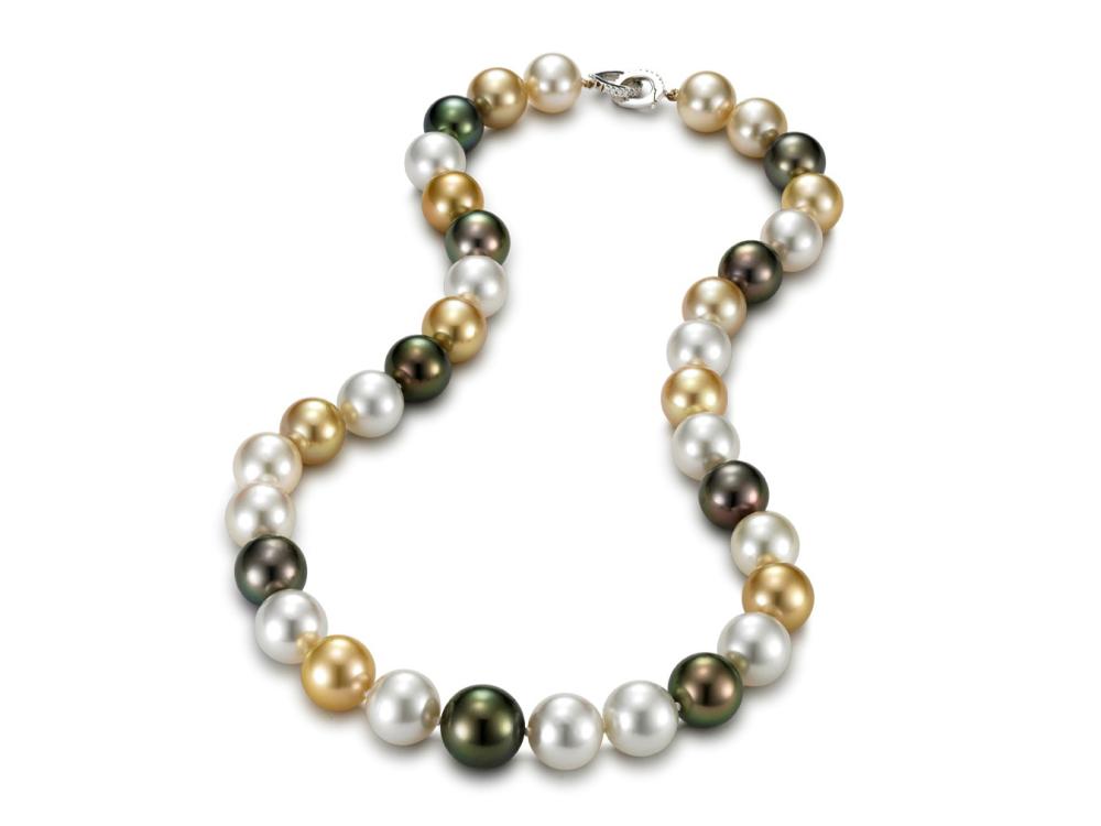 Limited Edition Kaleidoscope Convertible Pearl Strand Necklace